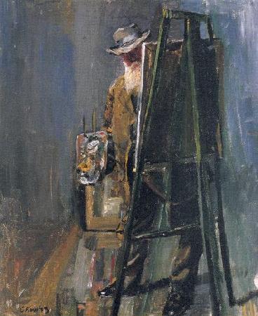 Christian Krohg Selfportrait of Christian Krohg oil painting image